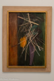 <center>Composition</center>Hans Hartung
(Leipzig, 1904 - Antibes, 1989)

1945
Huile sur papier marouflé sur contreplaqué
Montpellier, musée Fabre, achat de la Communauté d’Agglomération de Montpellier, 2009