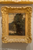 <center>La Pèche à l’épervier</center>Corot, Jean-Baptiste Camille Paris, 1796 - Ville-d' Avray, 1875

1847
Huile sur toile
Souvent célébré par la critique, ce petit tableau est une des rares scènes de crépuscule de Corot. L'artiste allie une virtuosité extrême du pinceau à la description à la fois poétique et triviale d'une scène de pêcheurs tirant leur filet, qui porte le nom d'« épervier ».