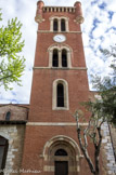 <center>Eglise Saint Jacques</center>Le clocher, qui devait dater de la fin du 13e siècle, fut démoli jusqu'au niveau des cloches en 1540. Après un incendie accidentel en 1545, il fut reconstruit en 1546. Menaçant ruine au 19e siècle, il fut entièrement réédifié en briques en 1846.