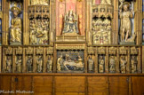 <center>Eglise Saint Jacques</center>La Descente de Croix, entourée de personnages de l'ancien testament. le deuxième à gauche est David, le dernier à droite, Moïse.