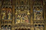 <center>Eglise Saint Jacques</center>A gauche, l'Annonciation. Au centre, le couronnement de la Vierge. A droite, la Nativité.