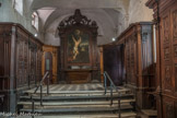 Église Santa Maria di Castello. La toile d'autel avec San Sebastiano est de Giuseppe Palmieri (vers 1677 - 1740).