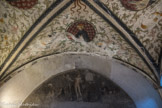 Église Santa Maria di Castello. Saint Pierre Martyr (avec la tête transpercée).
