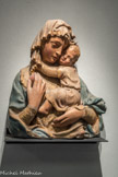 Église Santa Maria di Castello. Vierge à l'Enfant. Stuc. XVe siècle.