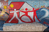 <center>Le banc</center>Simon de Cyrène, Marseille, 2025. Joie du vivre ensemble rayonne ! Dossier : partager peut tout changer.