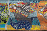 <center>Le banc</center>Paola Cervoni pour les évènements : Euromed's cup et Pop in the City, 2019. C'est un Livre photo Marseille Mosaïque réservé aux personnes habitant Marseille.
