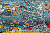 <center>Le banc</center>Bancs Ulule, Ecole Valmante, 13009, 2019. Les petits poisons portent les noms de élèves. TFO. Jean-Baptiste Darmio. Sculpture  Bonnaventure.
