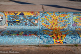 <center>Le banc </center>Ecole Flotte CM1 A - CM1 B, 13008, 2023. Les noms des élèves sont dans les petits poissons.