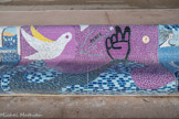<center>Le banc </center>Les Guerrières de la paix, 2025. Peace.