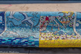 <center>Le banc </center>Alliance Française, Aix-Marseille-Provence, 2020. <br> La Méditerranée ne connait pas de ligne d'horizon, elle est le prolongement du ciel.