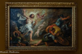 <center>La Résurrection du Christ.</center>Pierre Paul RUBENS
Siegen, 1577 - Anvers, 1640
vers 1616-1619 Huile sur bois.