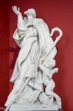 François Carli, (Marseille 1873-1957), d'après Pierre Puget. Le Bienheureux Alexandre Sauli.
Gènes, église de Santa Maria Assunta di Carignano.
Moulages en plâtre, 1907.