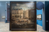 Michel Serre. Tarragone. 1658 - Marseille. 1733
Vue de l’hôtel de ville de Marseille pendant la peste de 1720.
1721. Huile sur toile Marseille. Musée des Beaux-Arts.