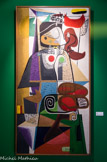 <center>L'exposition Le Corbusier.</center> Huile sur toile.