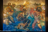 <center>Château Ricard. </center> La toile de Salvador Dali « La Pêche au Thon ».