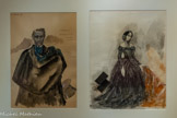 <center>JEAN-NOËL LAVESVRE</center>La Traviata (Verdi ) : maquette de costumes. Alfredo et Violetta
1983
(AMM 30 f i 73)