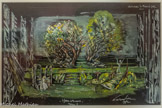 <center>DANIEL LOURADOUR</center>Faust ( Gounod ) : maquette de décor, le jardin.
1982
( AMM. 30 f i 70