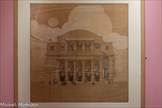 <center>Façade principale</center>coupe vers la salle : projet intermédiaire (entre les projets C et D) (1921) 
( AMM 674 W 169 ). L'équipe gagnante du concours (les architectes Henri Ebrard, Georges Raymond, Gaston Castel et l'ingénieur Noël Pellegrini) avait présenté 2 projets fondus en un seul en août 1921 appeler projet (C). Des modifications ayant été apportées le projet définitif est remis à la municipalité en avril et approuvé par le préfet le 5 octobre 1922.