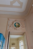 <center>Château Pastré </center> Médaillon symbolisant une des quatre saisons (l'Hiver).
