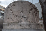 <center>Parc Chanot</center>Bas-relief Sérénité de Berthe Girardet, 1931. Girardet Berthe, née Imer (Marseille, 8 avril 1861 – Neuilly-sur-Seine, 6 décembre 1948), sculptrice.