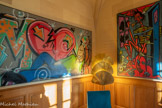 <center>Château Forbin : exposition le post-graffiti.</center>Quik et Rick Prol.