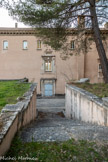 <center>Le château de Gueydan.</center>L'escalier du jardin.