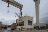 <center>Les Chantiers Navals de La Ciotat. </center>La station de pompage qui assure l'épuisement de la grande forme.