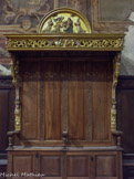 <center>Chapelle de l'Annonciade.</center> Le siège du prieur.