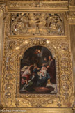 <center>Chapelle de l'Annonciade.</center>Les deux travées latérales sont ornées d’une peinture représentant respectivement La nativité de la Vierge Marie, avec Joachim et sainte Anne.
