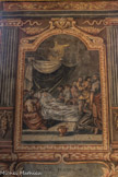 <center>Chapelle de l'Annonciade.</center>La Dormition de la Vierge. Le vase au premier plan, l'aspergilius, symbolise jésus.