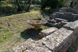 <center>Glanum</center>Les premières maisons.
