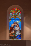 <center>Eglise Saint-Cyr et Sainte-Julitte</center>Bas-côté droit. Le baptême de Jésus.