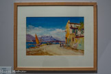 <center></center>Felix Pascalet, 1887-1954.
Saint-Mandrier, vue sur la rade de Toulon.
Aquarelle. Legs Calistri, 1963