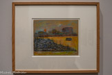 <center></center>Maurice Bouviolle, 1893-1971.
Coucher de soleil, port de Marseille.
Pastel.
Don Bouviolle, 1986