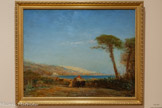 <center></center>FÉLIX ZIEM, 1821-1911.
BORDS DU BOSPHORE.
Huile sur bois.
Legs Latil, 1929 - Inv. D.968.22.1