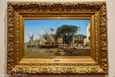 <center></center>VINCENT COURDOUAN,
1810-1893.
LE CANAL DE MAHMOUD, 1874.
Huile sur toile.
Legs Iborra. 2000 - Inv. 2000.1.3