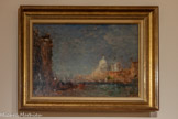 <center></center>FÉLIX ZIEM, 1821 – 1911.
VENISE, EFFET DE SOLEIL
Huile sur bois
Don Ziem. 1912- Inv. 957.108.1