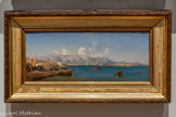 <center></center>JEAN-BAPTISTE OLIVE, 1848 - 1936.
PORT DE TOULON, 1878.
Huile sur bois. Achat, 1987-Inv. 987.12.13