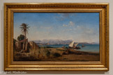 <center></center>VINCENT COURDOUAN, 1810 – 1893.
RADE DE TOULON (vue des Sablettes), 1884.
Huile sur toile.
Don Brun, 1906. Inv. 959.37.1