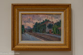 <center></center>ÉDOUARD CRÉMIEUX, 1856-1944.
LA GARE DE SAINT-MENET, A AUBAGNE.
Huile sur toile.
Don Poitevin-Cruel, 1985. Inv. 985.8.96