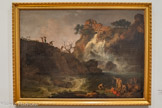 <center></center>PIERRE-JACQUES VOLAIRE, 1729 – 1799.
LA CASCADE, 1768.
Huile sur toile.
Dépôt du musée du Louvre, 1949. Inv. D. 959. 50.1.
