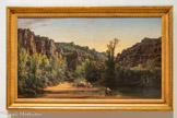 <center></center>VINCENT COURDOUAN, 1810 – 1893.
LES BORDS DE L’ARGENS, 1868.
Huile sur toile.
Achat, 1941 - Inv. 955.6.1.