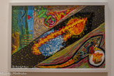 <center></center>HERVÉ DI ROSA, 1959.
COSMOS, 1982.
Acrylique et craie grasse sur carton. Achat avec l’aide du FRAM, 1982 - Inv. 982.5.71