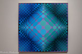 <center></center>VICTOR VASARELY, 1906 -1997.
DELL-3, 1972.
Acrylique sur panneau. Collection particulière, Marseille.