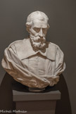 <center>Cabinet de curiosité et bibliothèque</center>LANGE GUGLIELMO
1839 – 1917.
PEIRESC , 1867.
Moulage à creux perdu en plâtre. Ancien fonds du musée - Inv. 997.16.4
