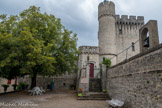 <center>Château d'Aulan.</center> C'est durant tout le XIXe siècle, que le château est progressivement remonté par le comte Louis de Suarez d'Aulan et par son fils Arthur. La restauration du château se termine juste en 1914, mais l'hécatombe de la Grande Guerre va toucher Aulan et le château sera à nouveau ruiné et pillé. En 1933, le jeune comte Charles de Suarez d'Aulan, reprend le flambeau et s'attaque à sa nouvelle reconstruction.
