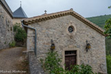 <center>Château d'Aulan.</center> L'édifice est bâti en appareil de moellons de calcaire irréguliers, liés par un abondant mortier.