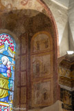 <center>Montbrun-les-Bains.</center> A droite, l’Annonciation, la Visitation et (peut-être) le mariage de Marie.