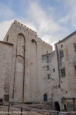 <center>Cour d'honneur, palais neuf </center>Face est du palais vieux. La Tour des Anges et la tour de la Garde-Robe.