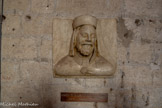 <center>Sacristie Nord.</center>Charles IV, roi de Bohème, empereur des Romains.
XIVe siècle. Cathédrale de Prague.